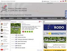 Tablet Screenshot of gok.ustronie-morskie.pl